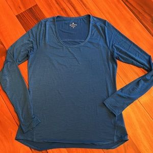 Athleta long sleeve workout top